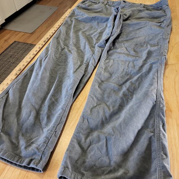 NWT Calvin Klein Jeans Gray Corduroy Straight Leg Sz. 16 Cotton Stretch - Picture 2 of 14